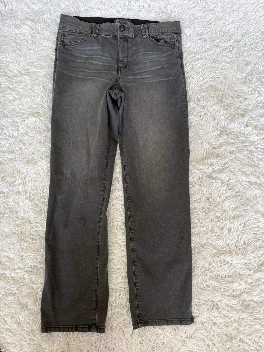 Democracy “Absolution” 14 Gray Washed Style Jeans. Comf, Exc. Quality